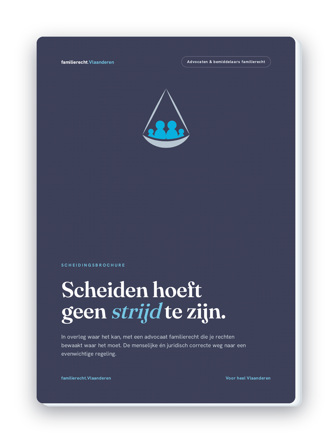 Scheidingsbrochure familierecht.Vlaanderen